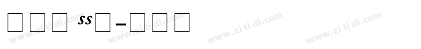 Pro SSi字体转换